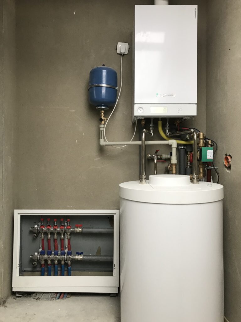 Instalacja kotła gazowego w nowym domu Rajsko