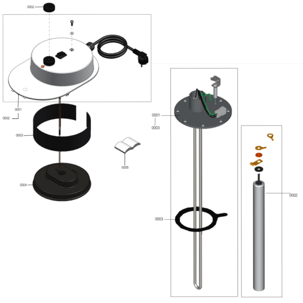 VIESSMANN Grzałka elektryczna EHE - obrazek 3
