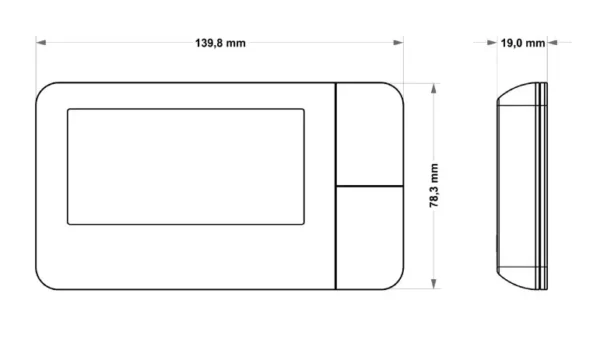 VIESSMANN Termostat pokojowy-Przewodowy PSOP - obrazek 2