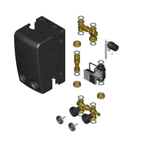 UKLAD-PODWYZSWZENIA-TEMP-POWROTU VIESSMANN Układ podnoszenia temperatury powrotu-moc 21 i 25 kW - obrazek 1