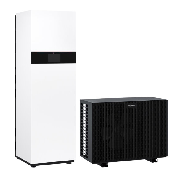 Vitocal 222-S_Inneneinheit_1HC_Ausseneinheit VIESSMANN VITOCAL 222-S 2C R32 – zestawy pakietowe - obrazek 1