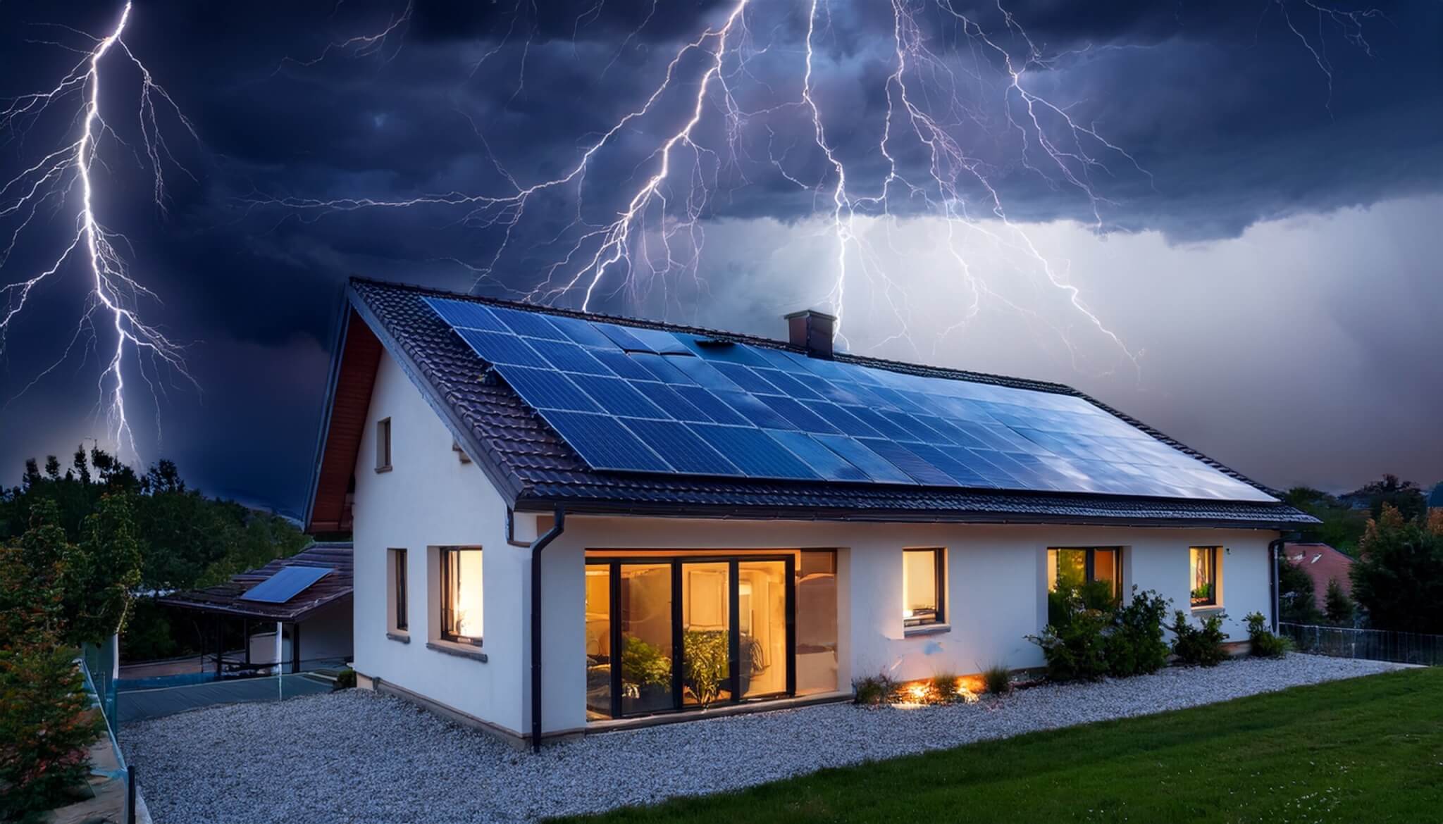 Jak zabezpieczyć instalację fotowoltaiczną przed burzą?